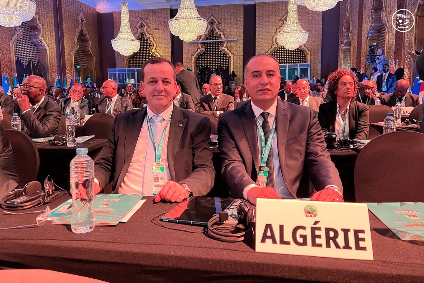 Sadi et Bouzenad au congrès de la FIFA à Asuncion