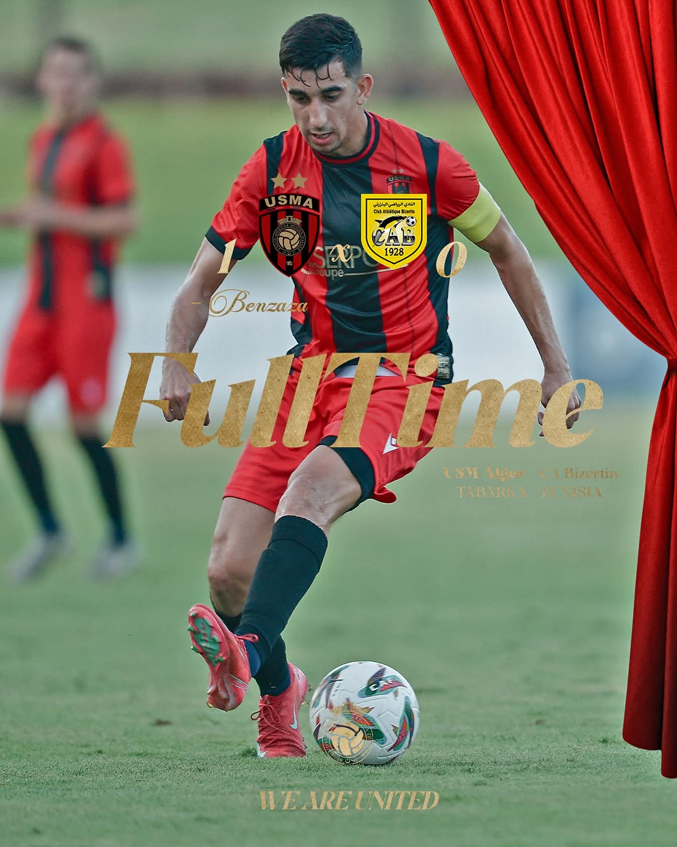 Amical : victoire de l’USMA face au CA Bizerte (1-0)